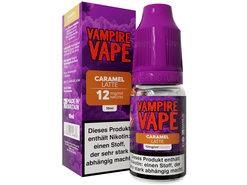 Vampire Vape - Dessert Collection - E-Zigaretten Liquid - Caramel Latte