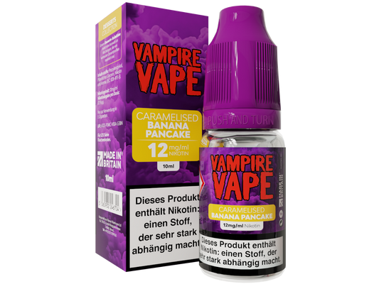 Vampire Vape - Dessert Collection - E-Zigaretten Liquid - Caramelised Banana Pancake