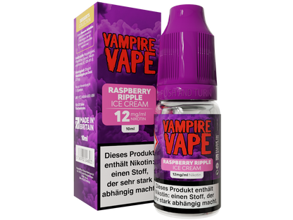 Vampire Vape - Dessert Collection - E-Zigaretten Liquid - Raspberry Ripple Ice Cream