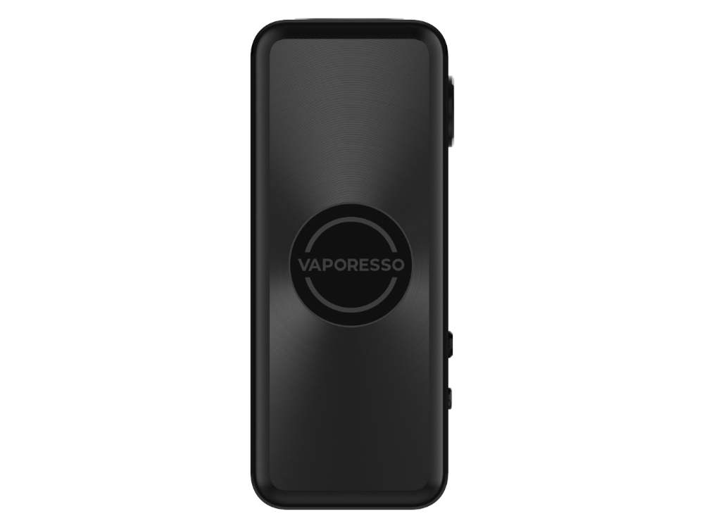 Vaporesso Gen SE 80 Watt Akkuträger neben einem 18650er Akku, um die notwendigen Komponenten zu demonstrieren.