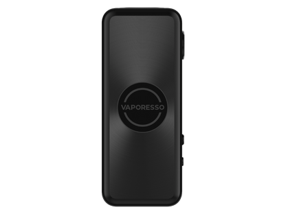 Vaporesso Gen SE 80 Watt Akkuträger neben einem 18650er Akku, um die notwendigen Komponenten zu demonstrieren.