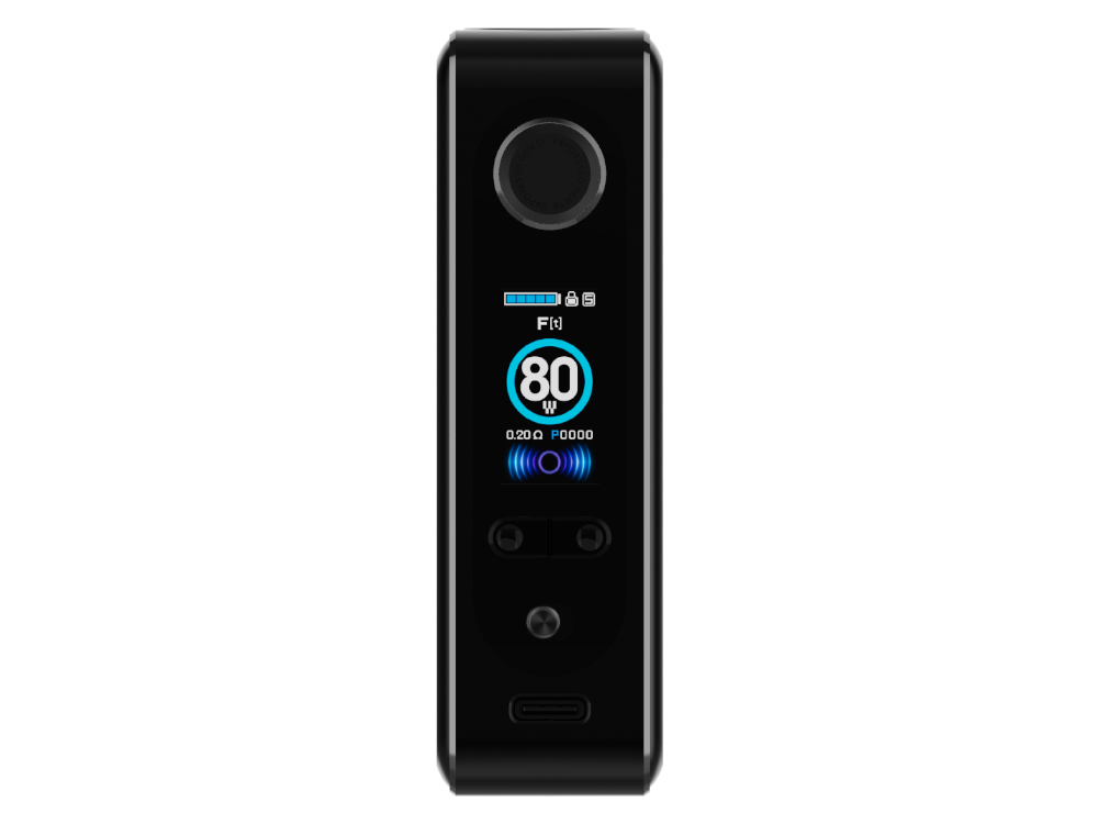 Vaporesso Gen SE Akkuträger mit Fokus auf den USB-C Anschluss.