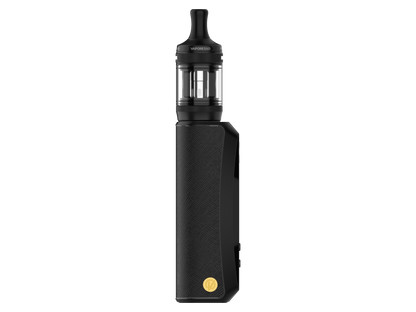 Nahaufnahme des Vaporesso GTX One Pro mit xTank T Clearomizer und 0,87-Zoll-OLED-Display.