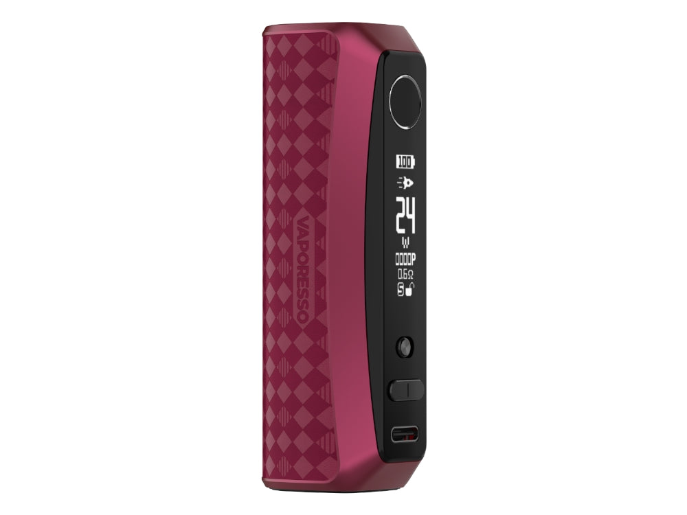 Detailaufnahme des Vaporesso GTX One Pro Akkus, der effizienten Ladefunktion und Benutzerfreundlichkeit.