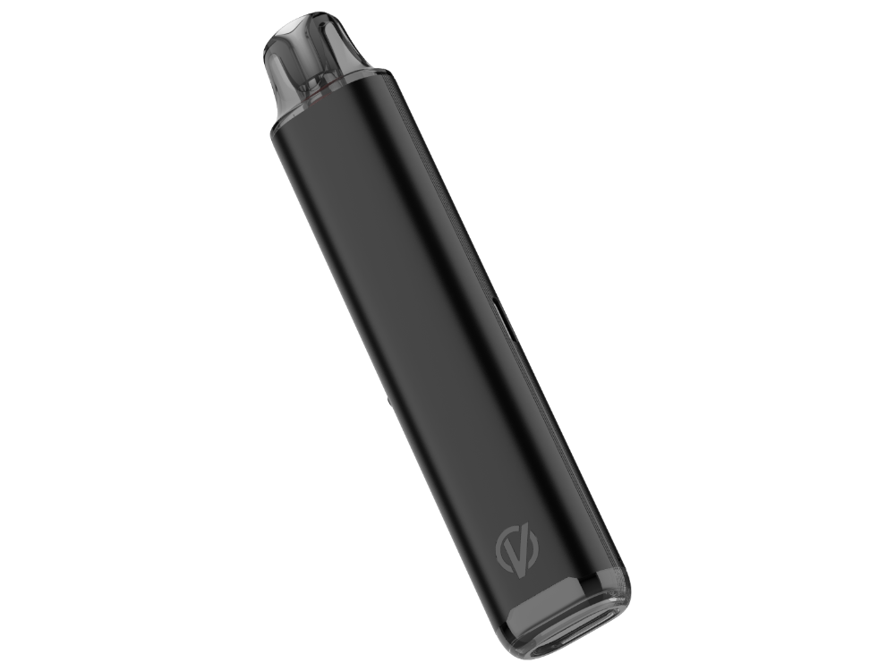 Vaporesso - Vibe E-Zigaretten Set, detaillierte Ansicht des kompakten Designs und des benutzerfreundlichen OLED-Displays.