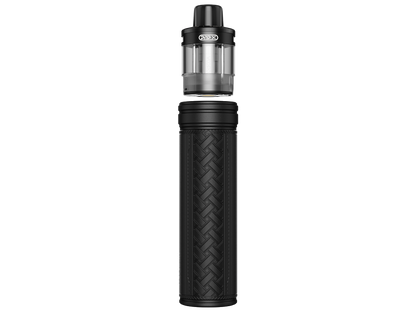 VooPoo Drag X2 E-Zigaretten Set, Darstellung des Geräts zusammen mit Zubehör und Ersatzteilen.