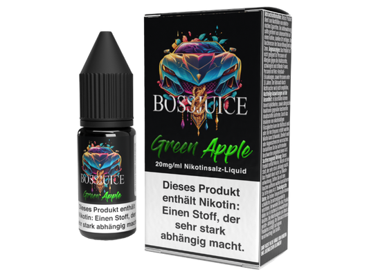 Boss Juice - Green Apple - Nikotinsalz Liquid 20 mg/ml