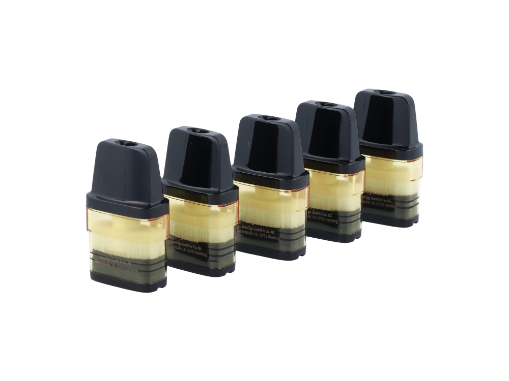 Joyetech WideWick Pod - Abbildung des Mundstücks und Einfüllortes für einfaches Nachfüllen von E-Liquid.