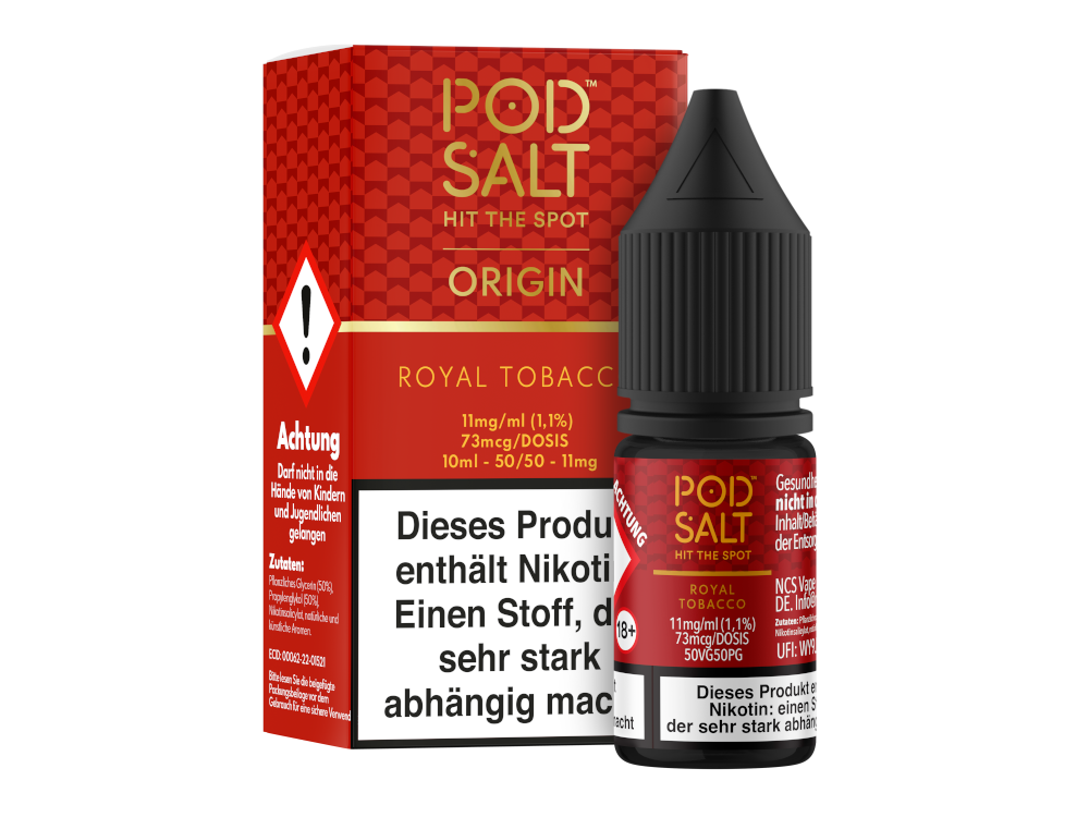 Pod Salt Origin - Royal Tobacco - Nikotinsalz Liquid