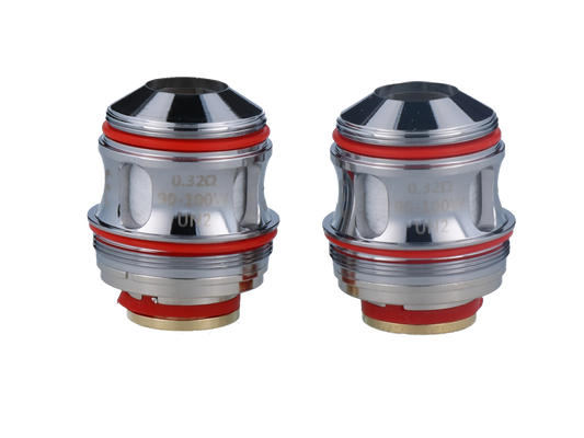 Uwell - Valyrian 2 Heads - UN2 Verdampferköpfe mit 0,32 Ohm Widerstand für direktes Lungendampfen, Packung mit 2 Stück