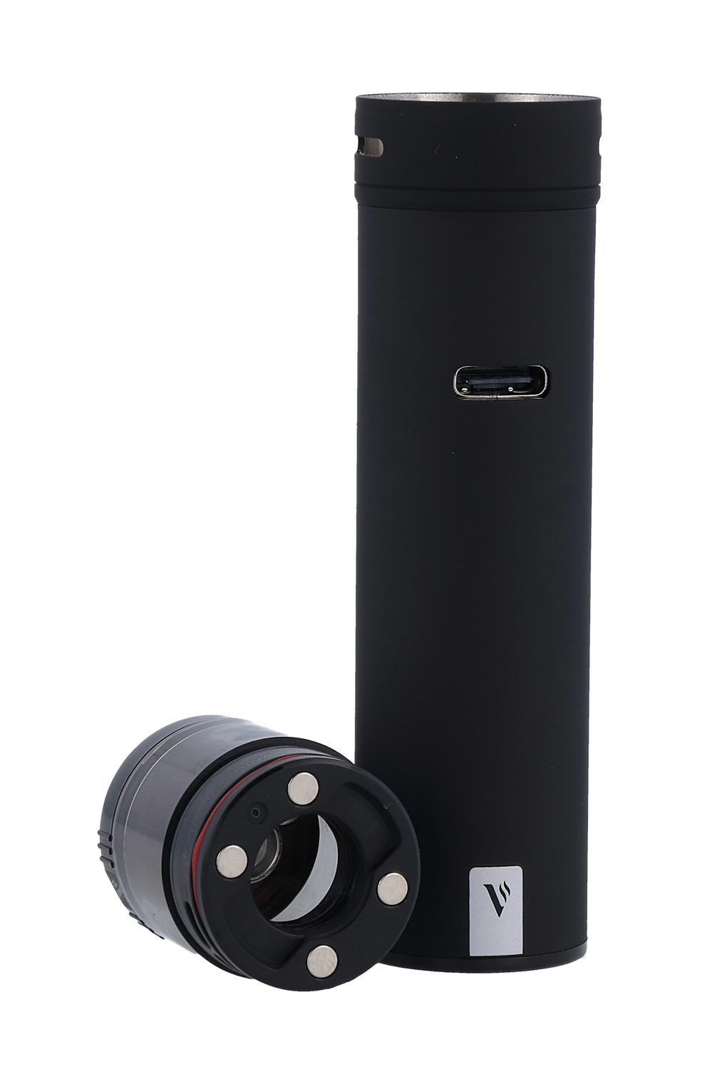 Vaporesso GTX GO 40 Akkustand-Anzeige in Aktion, die den Ladezustand des Akkus in diesem E-Zigaretten Set darstellt.
