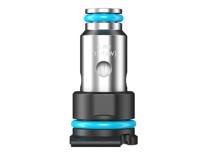 Illustration der Vorteile der Aspire Minican Heads 0,8 Ohm, mit Angaben zu Widerstand und Leistungsbereich für Dampfer.
