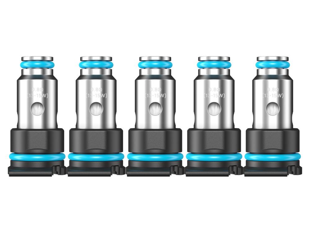 Nahaufnahme der Aspire Minican Heads 0,8 Ohm, die die hochwertige Verarbeitung und das Design der Coils zeigen.