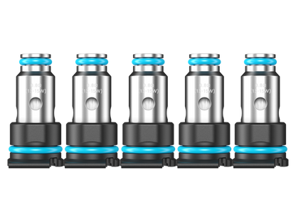 Nahaufnahme der Aspire Minican Heads 0,8 Ohm, die die hochwertige Verarbeitung und das Design der Coils zeigen.