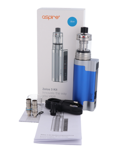 Aspire Zelos 3 E-Zigaretten Set , 3200mAh Akku, Nautilus 3 Verdampfer, 80 Watt