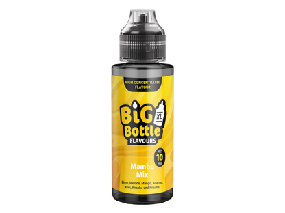 120 ml Flasche mit Big Bottle - Longfills 10 ml - Mambo Mix Aroma, ideal für Dampfen mit einem Mix aus tropischen Früchten und erfrischenden Noten.