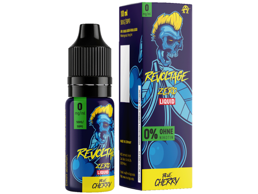 Revoltage - Hybrid Nikotinsalz Liquid - Blue Cherry - 0mg