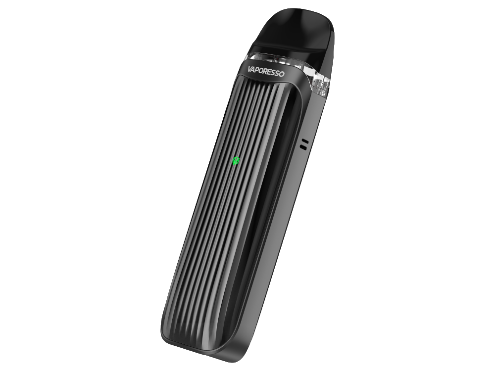 Vaporesso LUXE QS E-Zigaretten Set mit Zubehör, betont die umfassende Ausstattung und hochwertige Materialien.