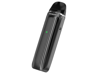 Vaporesso LUXE QS E-Zigaretten Set mit Zubehör, betont die umfassende Ausstattung und hochwertige Materialien.